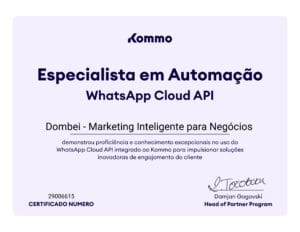 Especialista em Automação Whatsapp Api Kommo