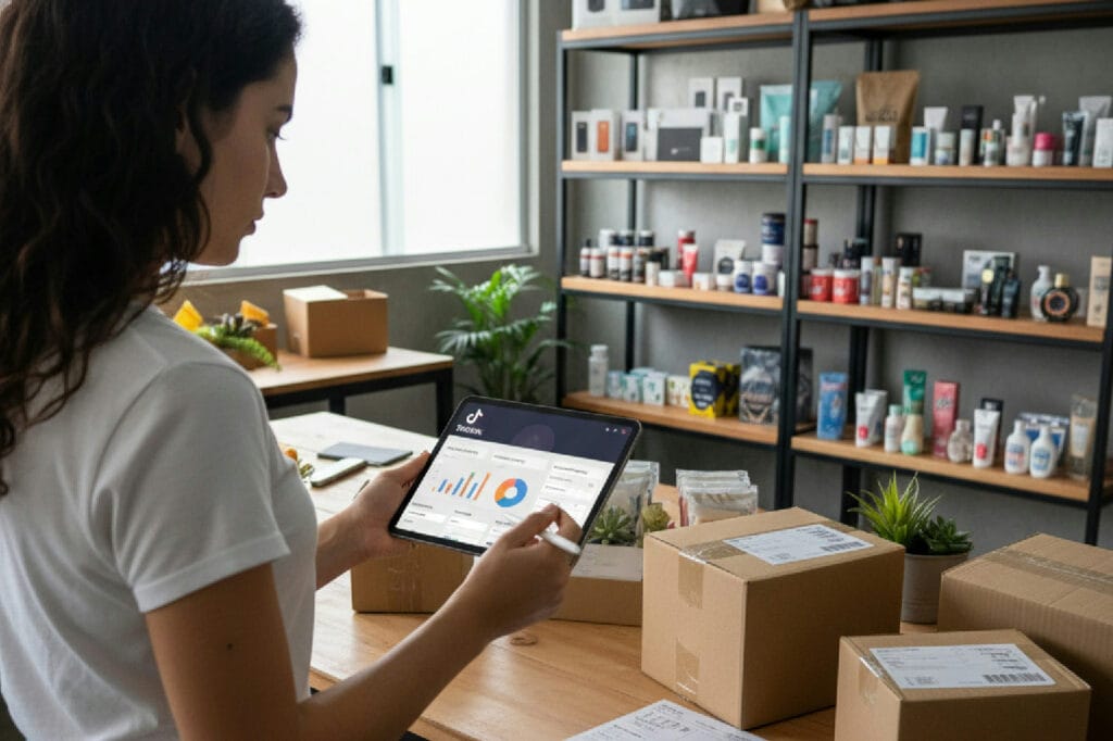 Checklist de preparação da operação de um e-commerce para o lançamento do TikTok Shop Brasil, com foco em estoque, atendimento e CRM.