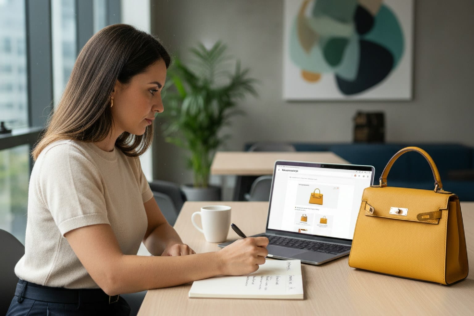 Lojista parceiro Nuvemshop usando prompt de IA para criar descrição de produto que converte.